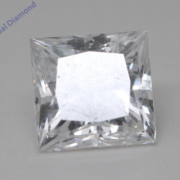 Princess Natural Diamond Pendant 14K Gold (2.01 Ct D Si1) Gia C54200015 - Picture 5 of 6